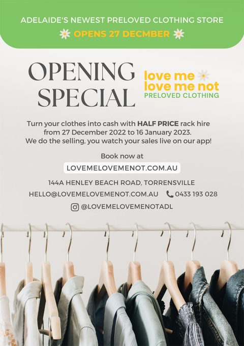 Preloved Clothing Adelaide | Rent a Rack - Love Me Love Me Not